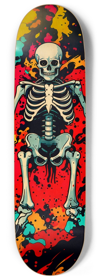 HELLO BONES DECK ONE 03 ALL NATURAL BAMBOO DECK 9 Inch Skateboard