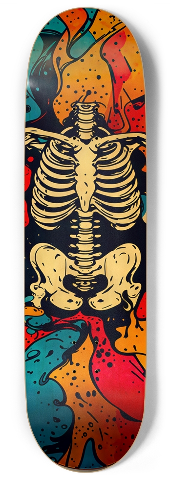 HELLO BONES BONE STACK DECk 06 ALL NATURAL BAMBOO DECK 9 Inch Skateboard
