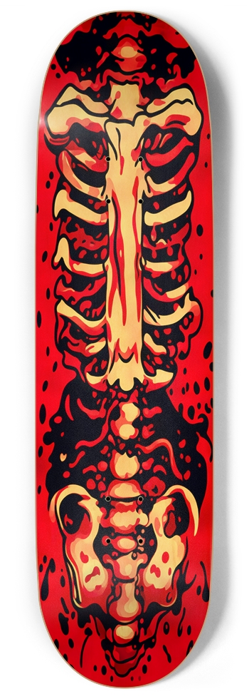 HELLO BONES MEAT STACK DECK 01 ALL NATURAL FREEBIE DECK 9 Inch Skateboard