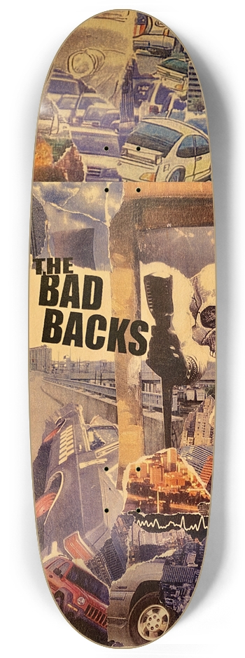 THE BAD BACKS 9.75” Wood Egg