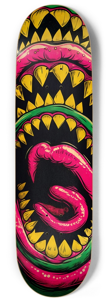 BRO X ABOMINATION MOUTH STACK DECK 03 9 Inch Skateboard