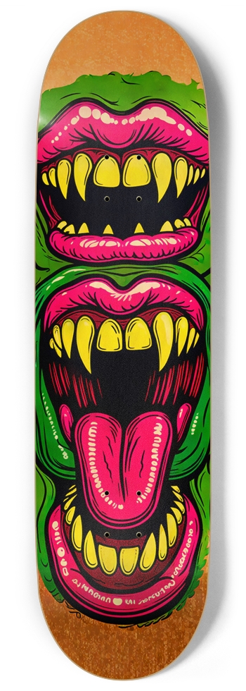BRO GORGEOUS GEORGE DECK 01 ALL NATURAL BAMBOO DECK 9 Inch Skateboard
