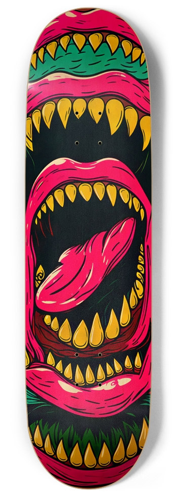 BRO MOUTH STACK DECK 01 ALL NATURAL BAMBOO DECK 9 Inch Skateboard