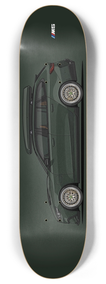 Green m5 Wagon 8 Inch Skateboard Deck