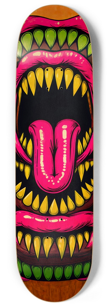 BRO X ABOMINATION MOUTH STACK DECK 02 9 Inch Skateboard