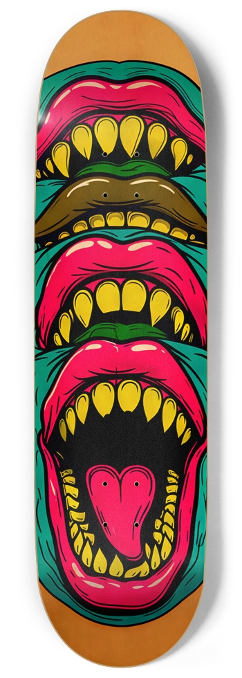 BRO X ABOMINATION LIP STACK DECK 01 9 Inch Skateboard