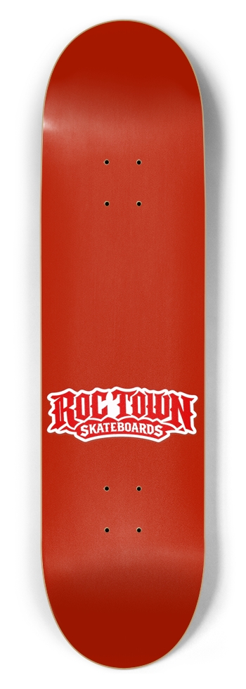 Red Logo 8-1/2 Skateboard Deck
