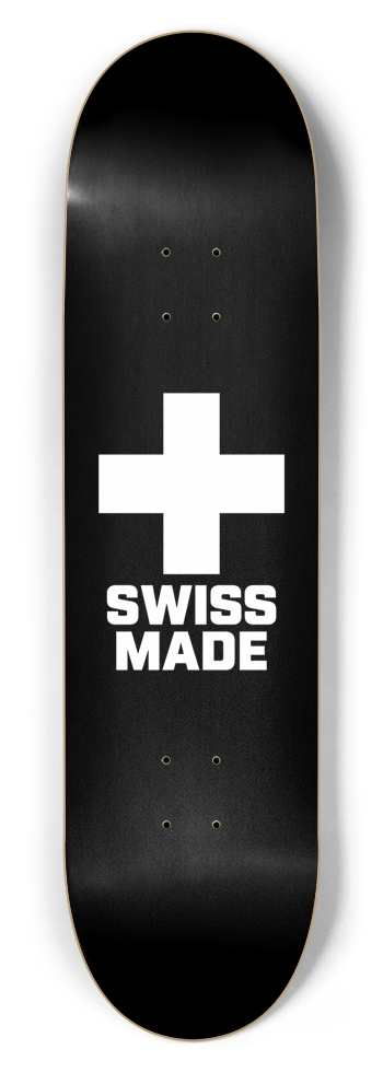 Precision In Black 8-1/2 Skateboard Deck