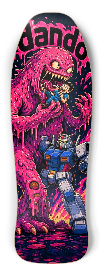 Dandō Eaten Up Custom Shredder Skateboard Deck