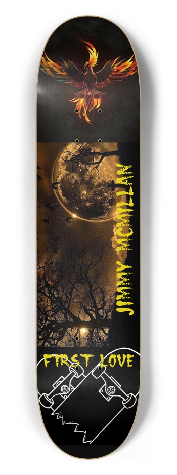 JIMMY MCMILLAN RISE 7.5 7-1/2 Skateboard Deck