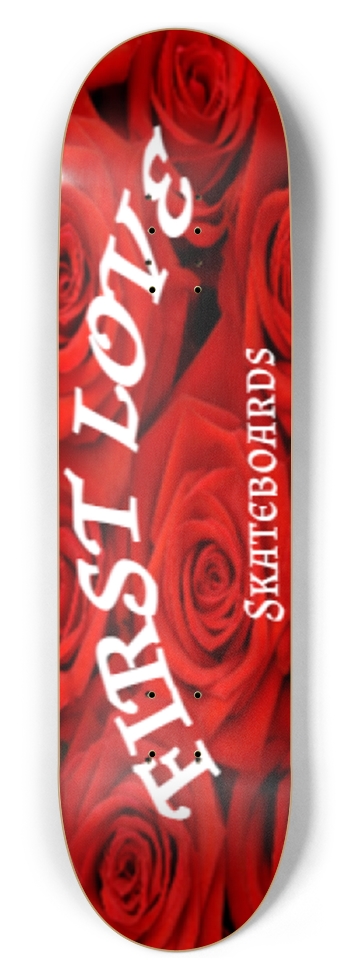 FIRST LOVE ROSES 8.5 8-1/2 Skateboard Deck