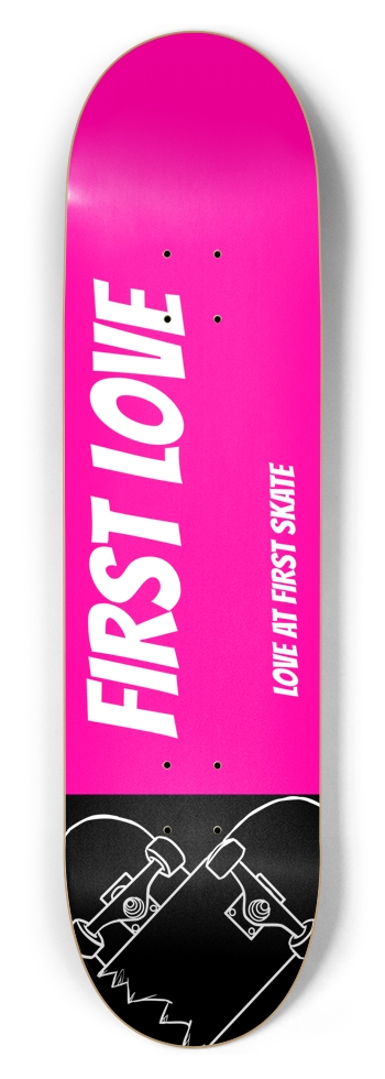 LOVE AT FIRST SKATE 8.5 PINK