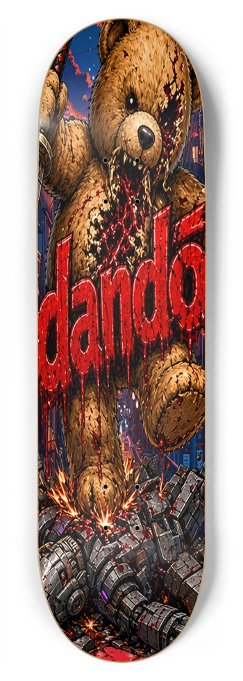 Dandō Ripped Teddy Custom Skateboard Deck