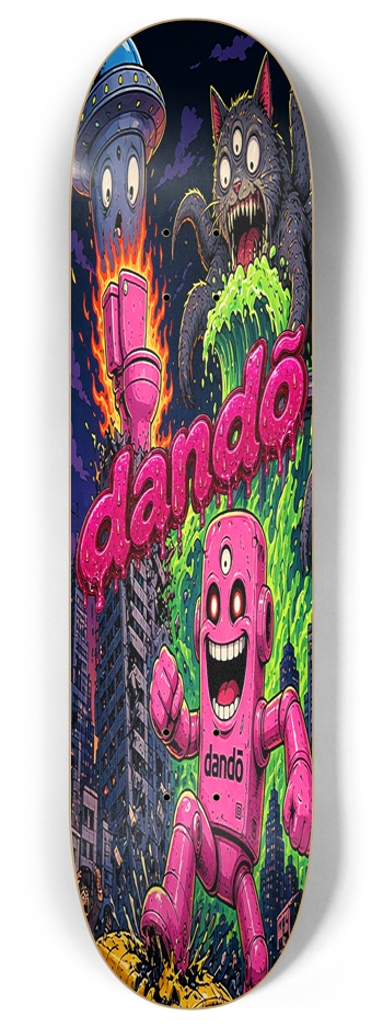 Dandō Strange Times Custom Skateboard Deck