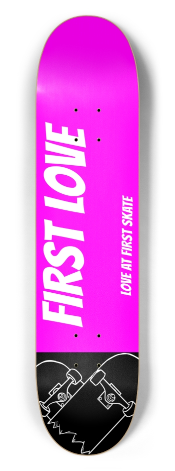LOVE AT FIRST SKATE 7.5 PINK