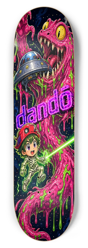 Dandō X-Ray Boy Custom Skateboard Deck
