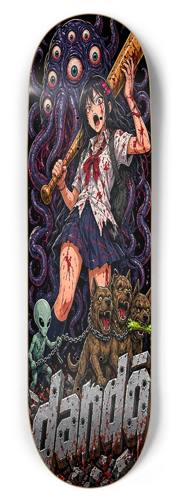 Dandō Monster Hunt Custom Skateboard Deck 8-3/4 Inch Skateboard