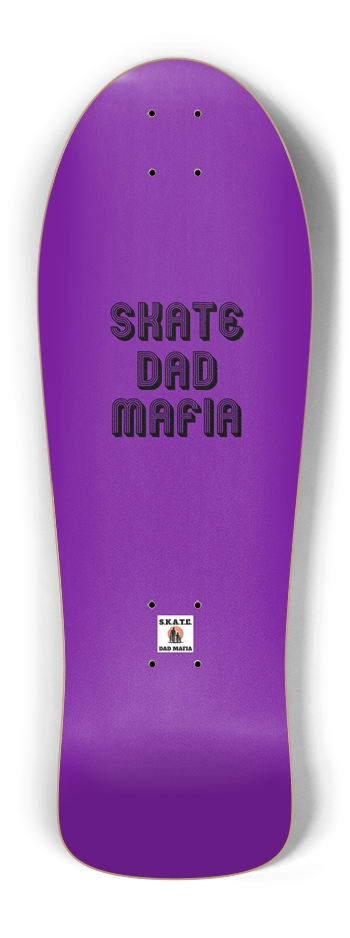 Skatedadmafia old school shape (purple)