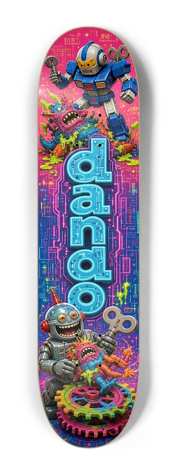 Dandō Busted Gear Custom Grom Skateboard Deck