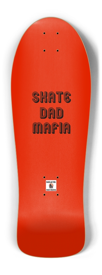 Skatedadmafia old school (red) Old School Shape
