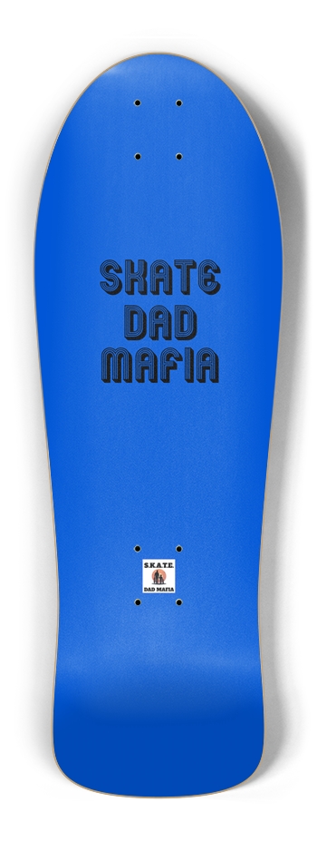 Skatedadmafia oldschool shape (blue) Old School Shape