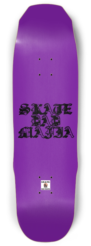 Skatedadmafia Shaped (purple) Sledge