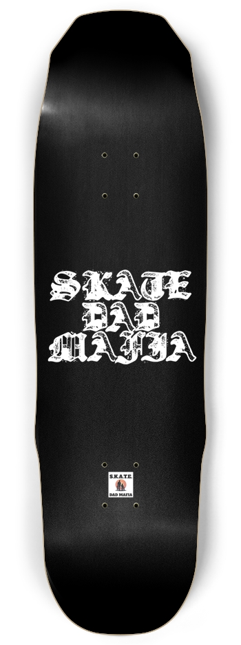 Skatedadmafia Shaped (black color)