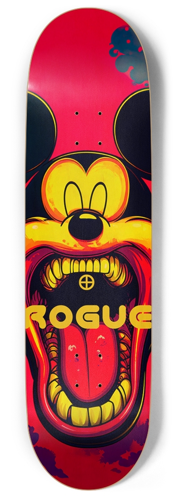 ROGUE MOUTH OF MOUSE DECK 01 ALL NATURAL  9 Inch Skateboard