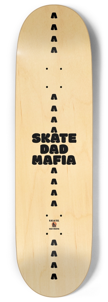 Skatedadmafia 9 Popsicle (Natural) 9 Inch Skateboard