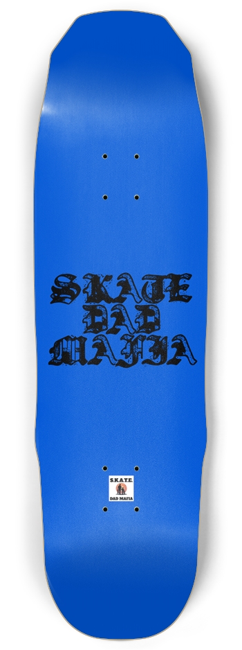 Skatedadmafia shaped (blue color)
