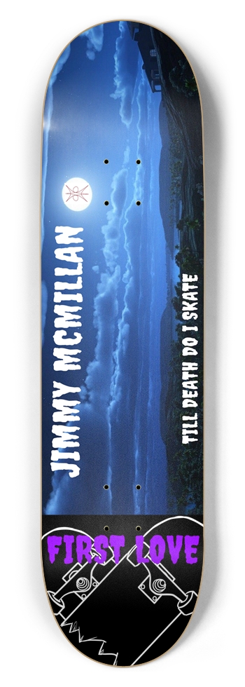 MOONLIGHT SHADOW 8.5 8-1/2 Skateboard Deck