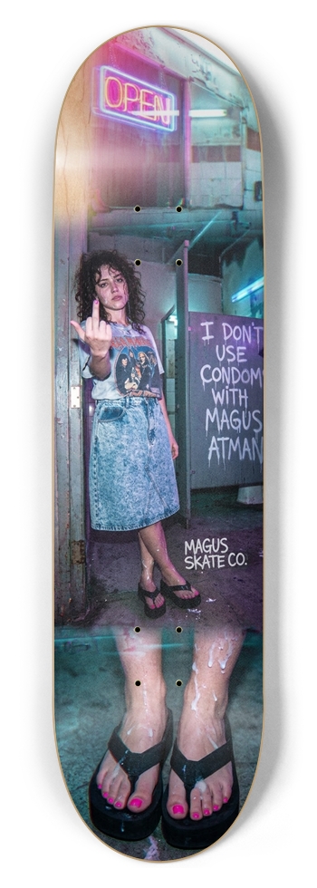 Magus Skate Co "Glory Hole International Skateboarding Series" 8-1/2 Skateboard Deck