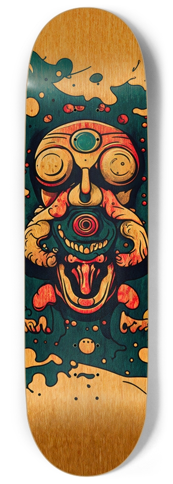 ROGUE BAD TRIP DECK 01 ALL NATURAL BAMBOO DECK 9 Inch Skateboard