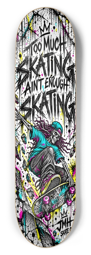 Neon Too Much 8-1/2 Skateboard Deck