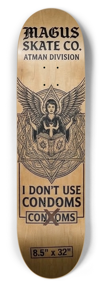 Magus Skate Co "Atman Division" 8-1/2 Skateboard Deck