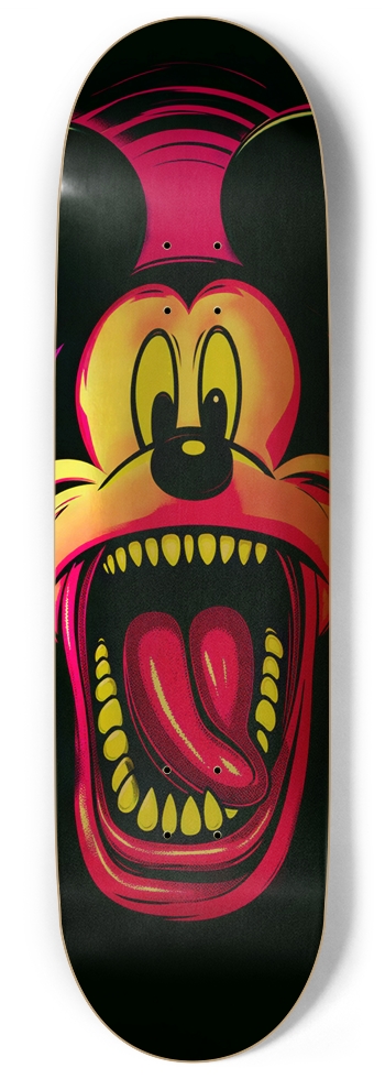 ROGUE MIGHTY MOUSE TRAP DECK 01 GOLD FLIP UNMARKED DECK 9 Inch Skateboard