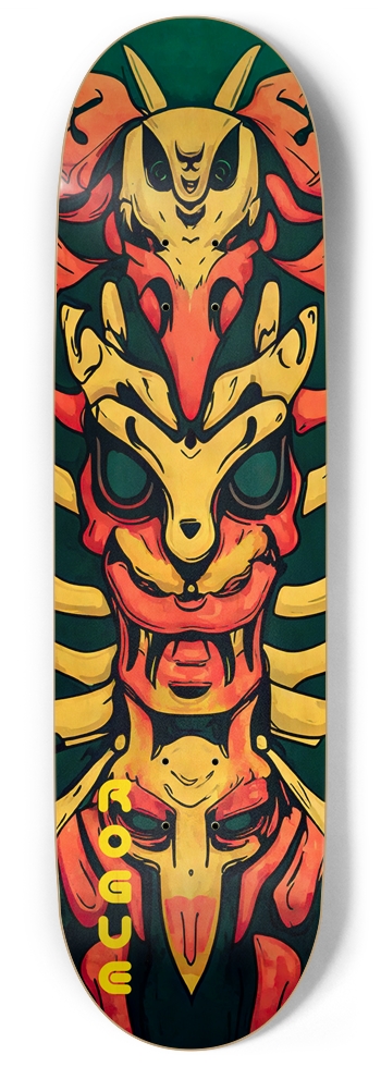 ROGUE DEERHUNTER MAD DECK 01 ALL NATURAL BAMBOO DECK 9 Inch Skateboard