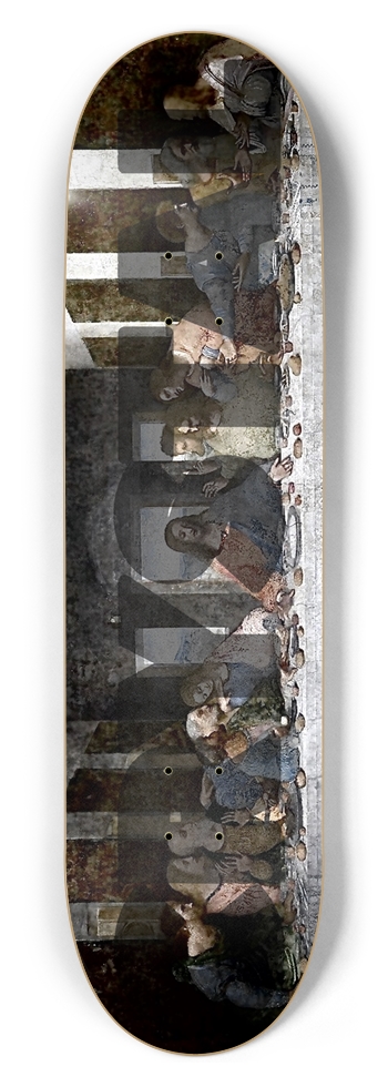Last Supper Skateboard 8-1/2 Skateboard Deck
