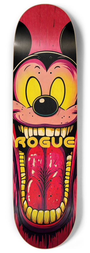 ROGUE MOUSE HOUSE DECK 01 ALL NATURAL DECK 9 Inch Skateboard