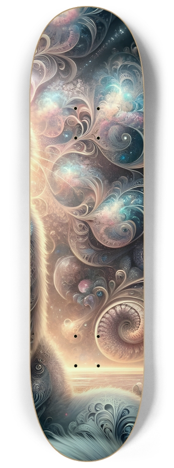 Fractal Cat #8 #3 8-1/4 Skateboard Deck