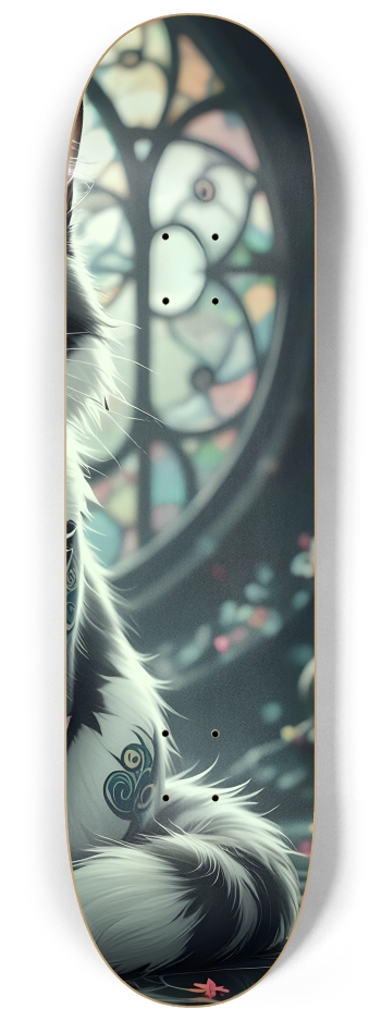 Fractal Cat #4 #3 8-1/4 Skateboard Deck