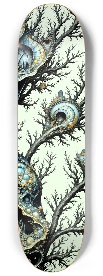 Fractal Cat #6 #3 8-1/4 Skateboard Deck