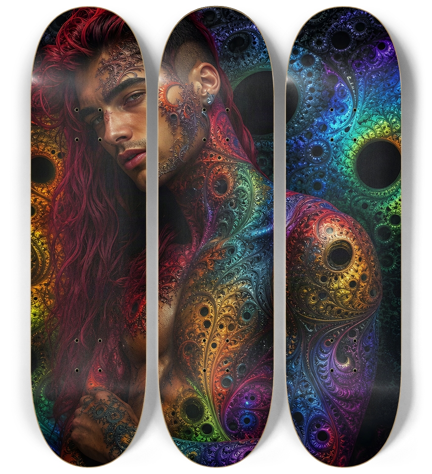 Psychedelic Gay Fractal Man #64