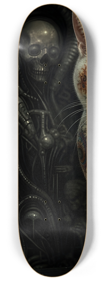 Fractal Cat - Snowball 1 #1 8-1/4 Skateboard Deck