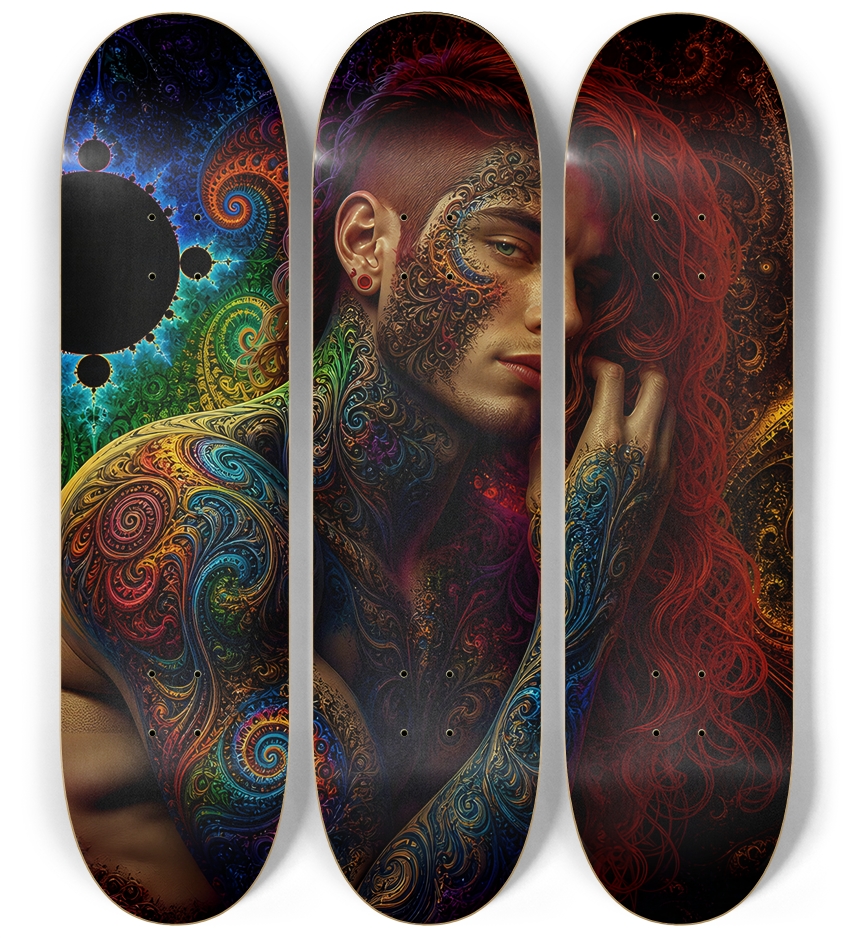Psychedelic Gay Fractal Man #74