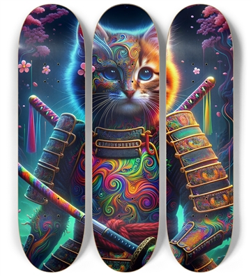 Samurai Fractal Cat #4