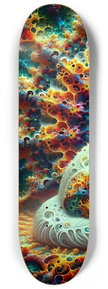 Fractal Cat #3 #1 8-1/4 Skateboard Deck