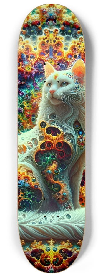 Fractal Cat #3 #2 8-1/4 Skateboard Deck