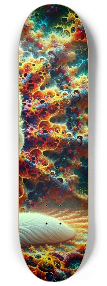 Fractal Cat #3 #3 8-1/4 Skateboard Deck