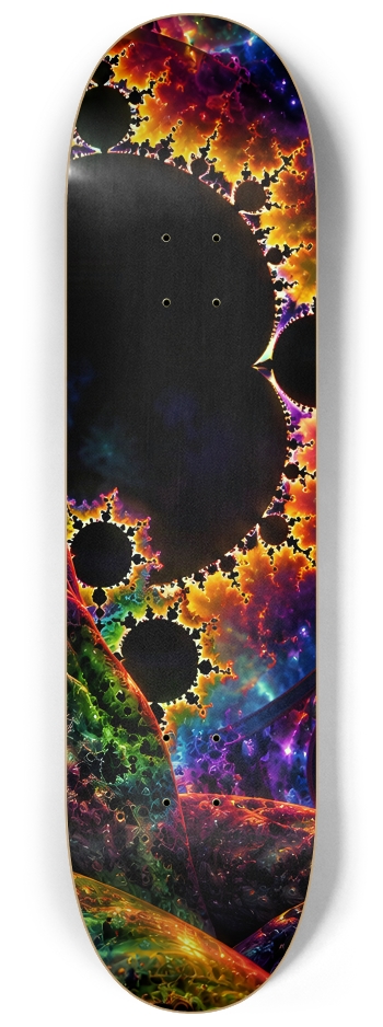 Psychedelic Gay Fractal Man #62 #3 8-1/4 Skateboard Deck